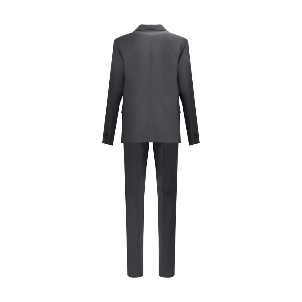 Black Fleece Wool Two-Piece Suit