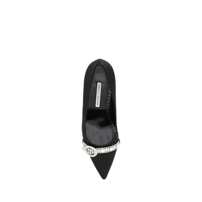 Black Asapump Satin Pumps