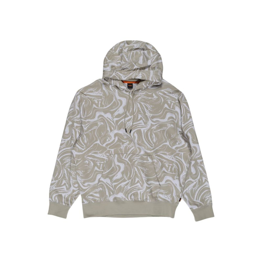 Beige Cotton Hoodie
