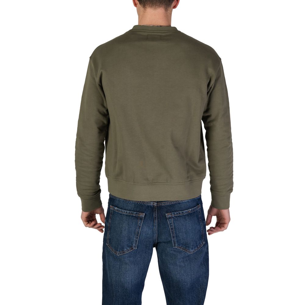 Green Cotton Sweatshirt
