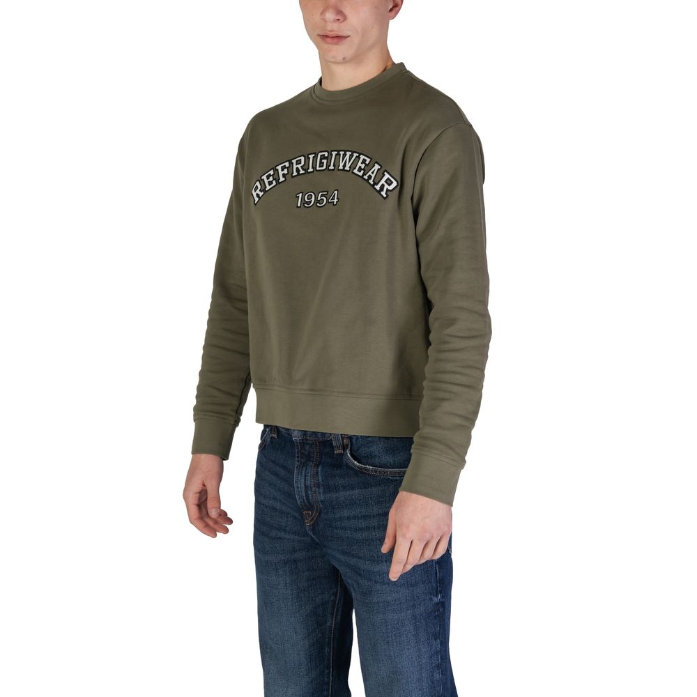 Green Cotton Sweatshirt