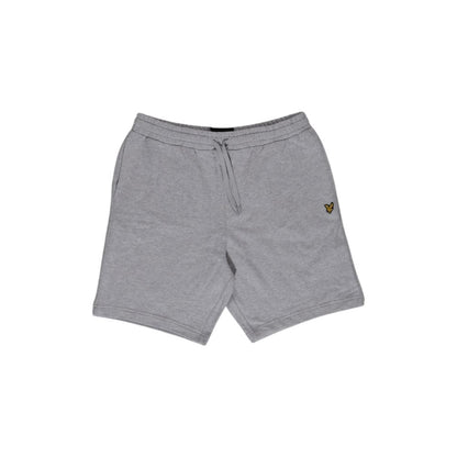 Gray Cotton Bermuda Shorts
