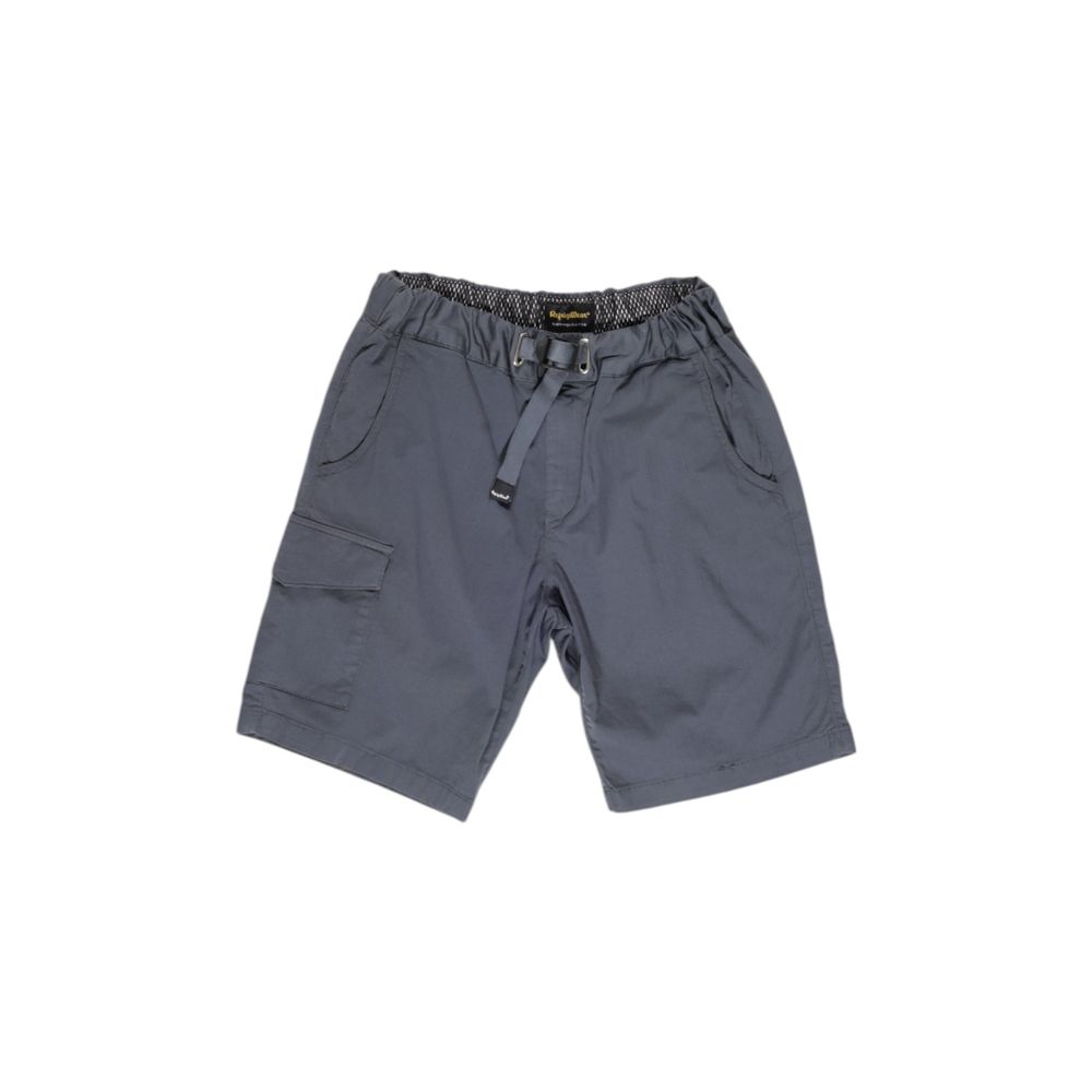 Blue Cotton Bermuda Shorts