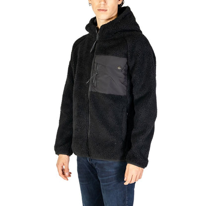Black Polyester Shell Jacket