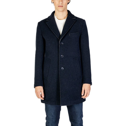 Blue Wool Coat