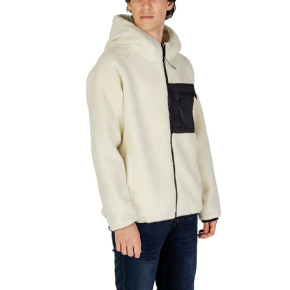 Cream Polyester Jackets & Coat