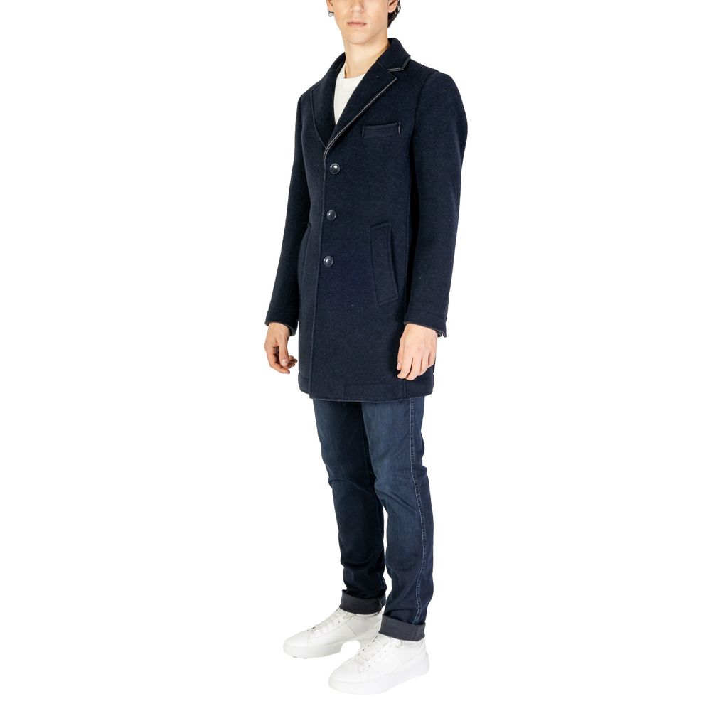 Blue Wool Coat
