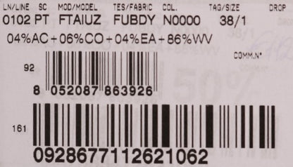 Black Wool Stretch Crystal Pants