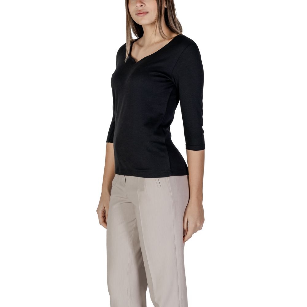 Black Cotton T-Shirt