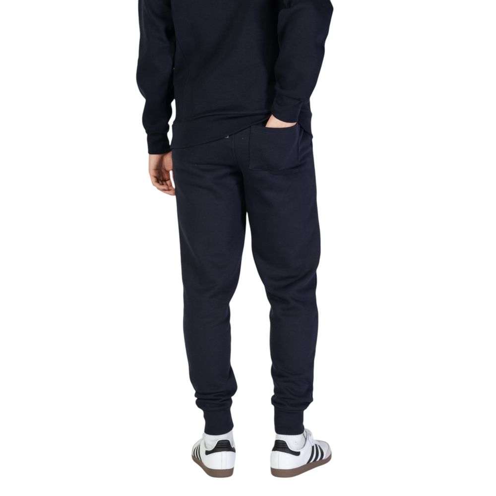 Blue Cotton Joggers Workout Pant