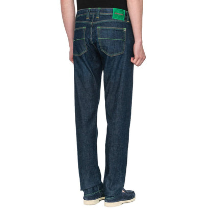 Blue Cotton Men Jeans