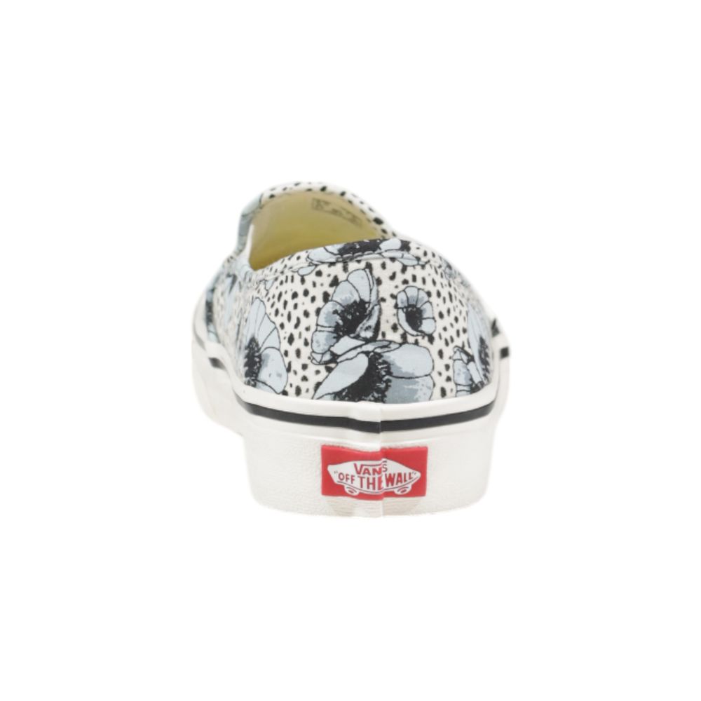 Blue Leather Low Top Sneakers