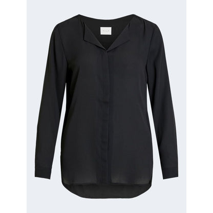 Black Polyester Blouse