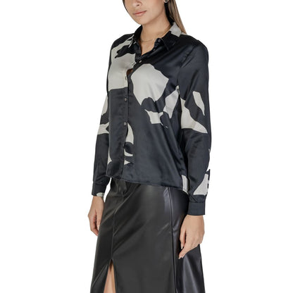 Black Recycled Polyester Blouse