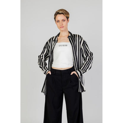 Black Polyester Blouse