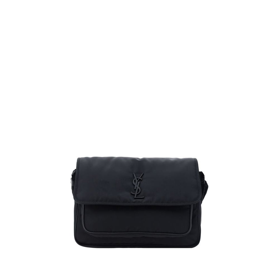 Black Polyamide Shoulder Bag