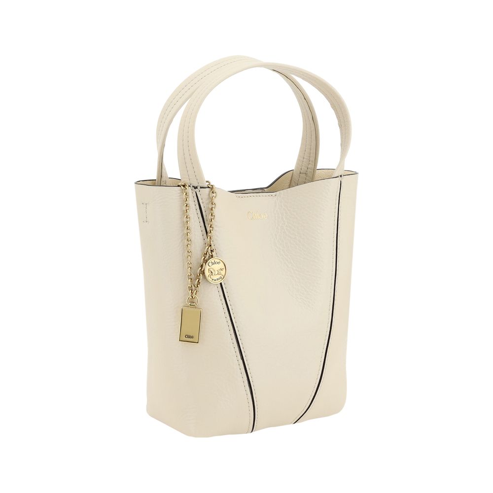 Beige Calf Leather Bos Taurus Shoulder Bag