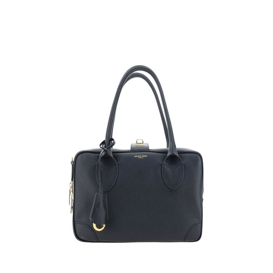 Black Calf Leather Bos Taurus Handbag
