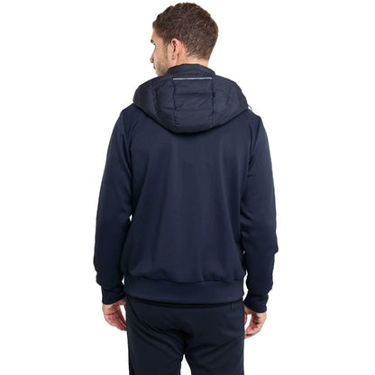 Blue Polyester Men Jacket