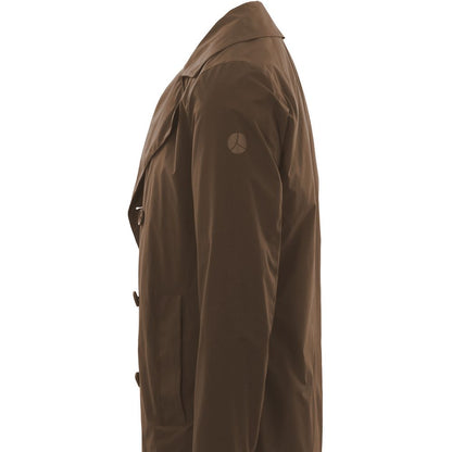 Brown Recycled Polyester Men Jacket