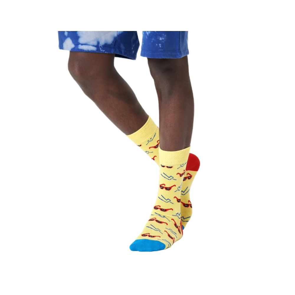 Yellow Cotton Socks
