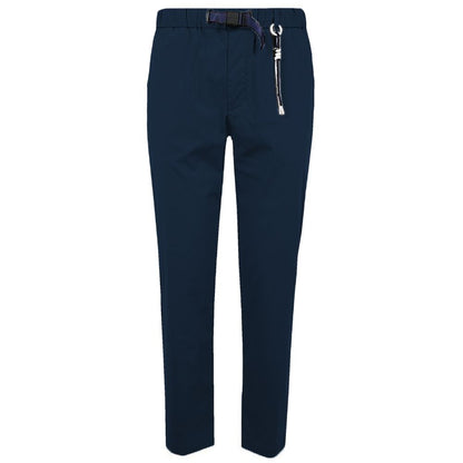 Blue Cotton Men Pants