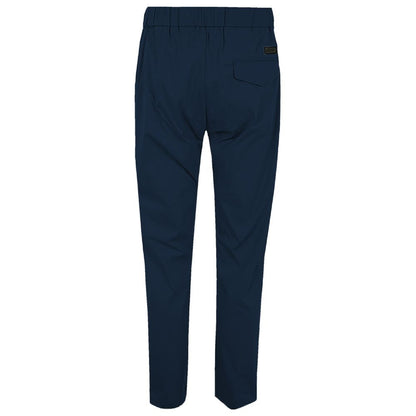 Blue Cotton Men Pants
