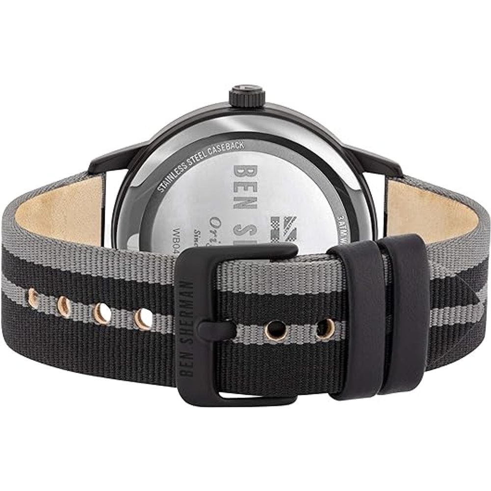 Gray Fabric Bracelet Watch