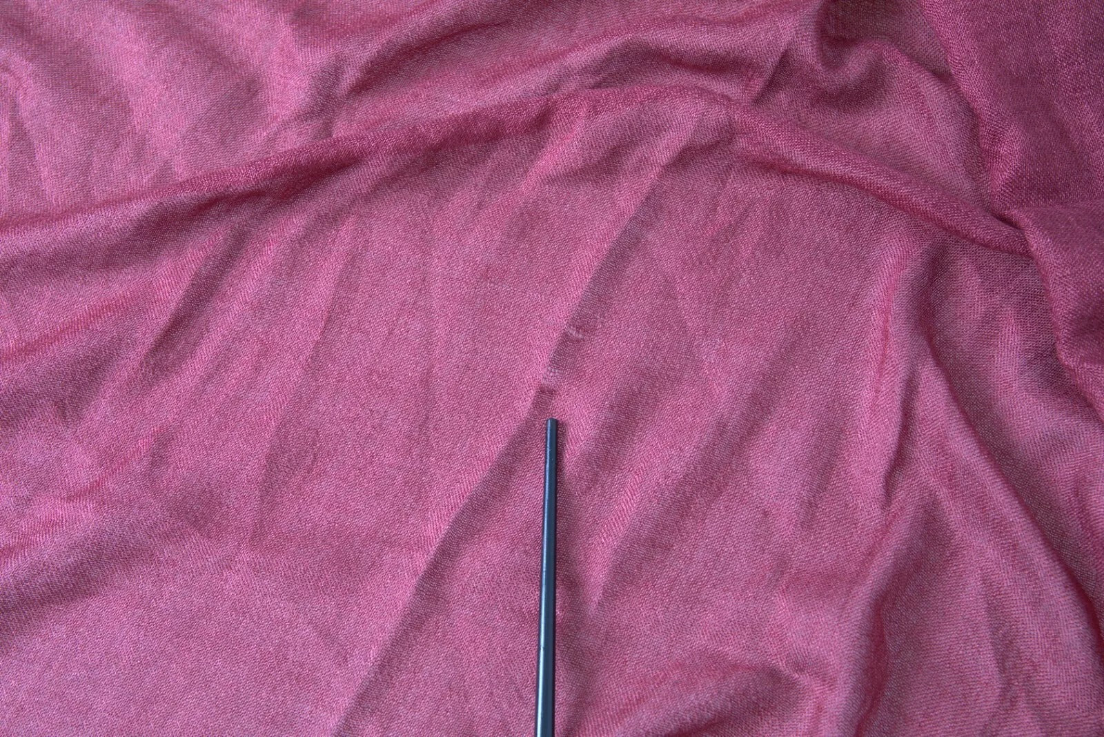 Maroon Cashmere Knit Wrap Shawl Fringe Scarf