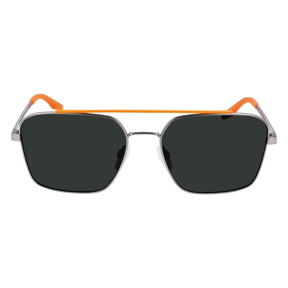 Gray Metal Sunglasses
