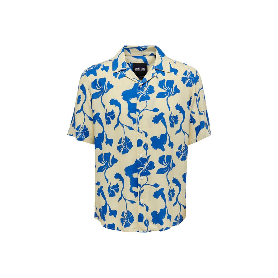 Bicolor Viscose Shortsleeve Shirt