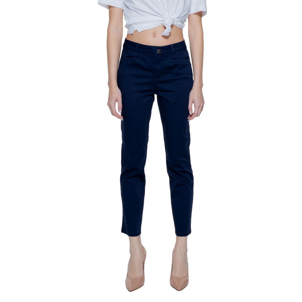 Blue Cotton Pant
