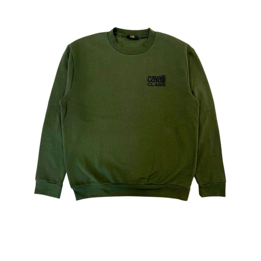 Green Polyester Men Sweater