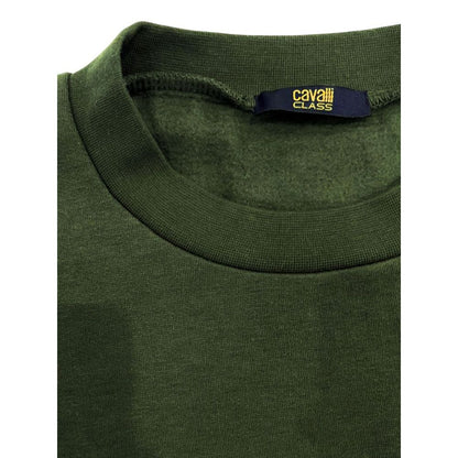 Green Polyester Men Sweater