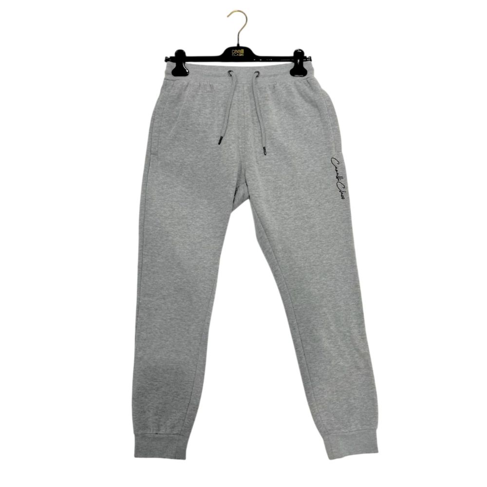 Gray Polyester Women Pant