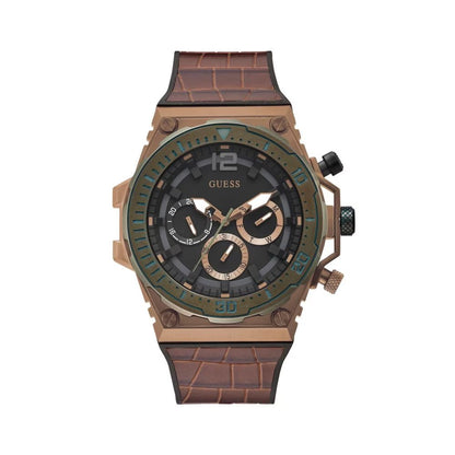 Brown Synthetic Dress Watch