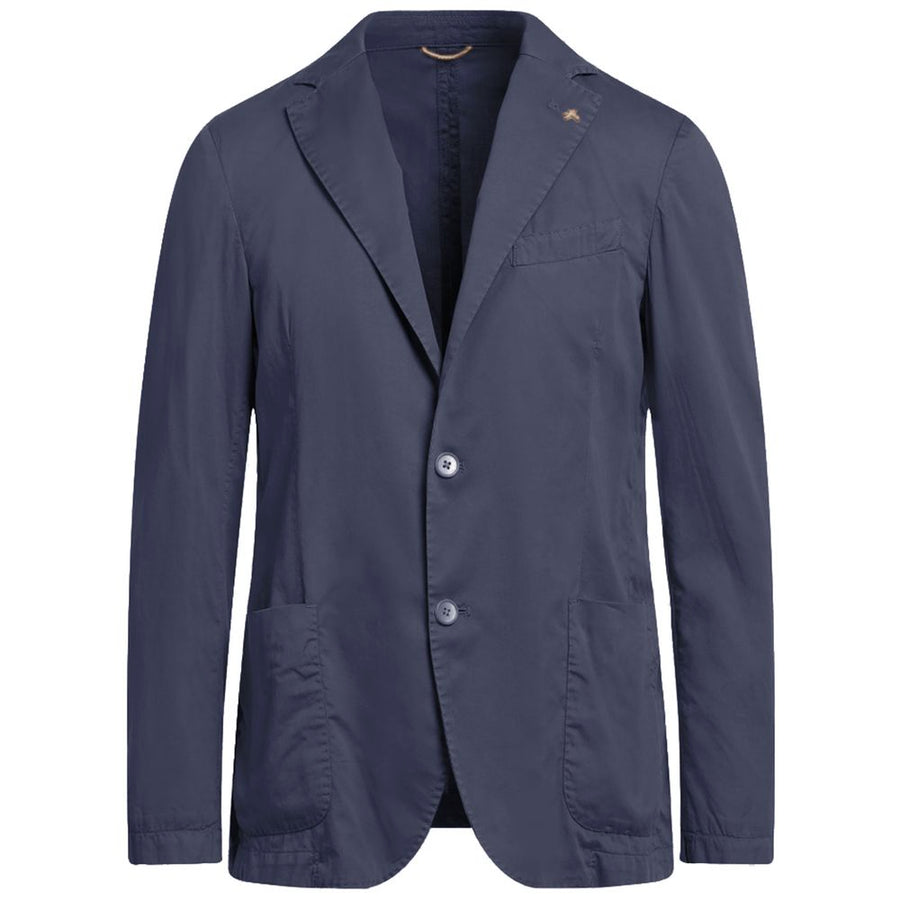 Blue Cotton Blazer