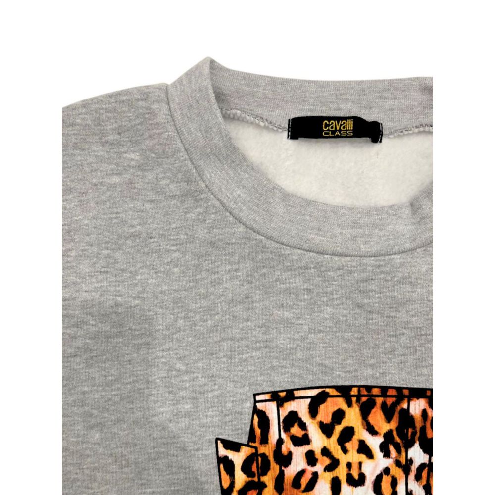 Gray Polyester Women's Hoodie