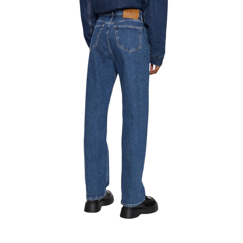 Blue Cotton Mom Jean