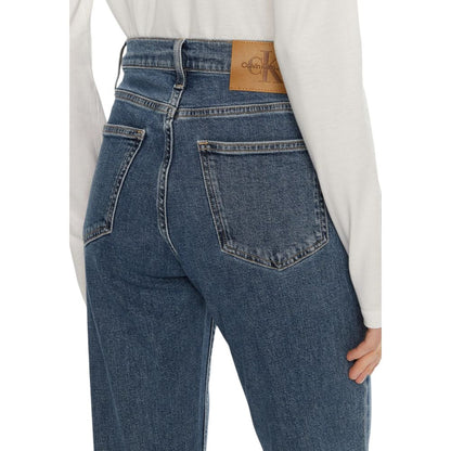 Blue Cotton Mom Jean