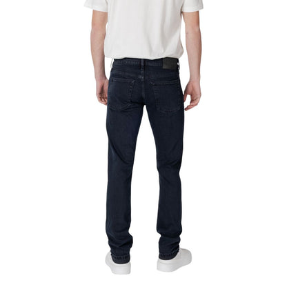 Blue Cotton Skinny Jean