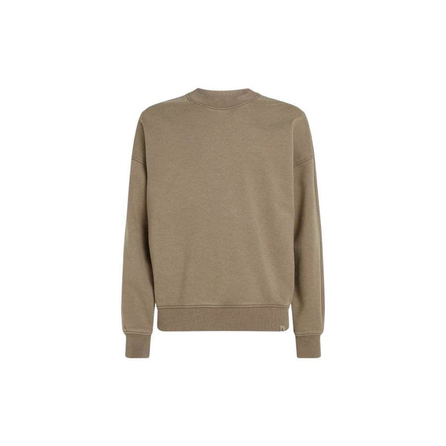 Beige Cotton Sweatshirt