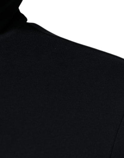 Blue Logo Full Zip Hooded Sweatshirt Sweater