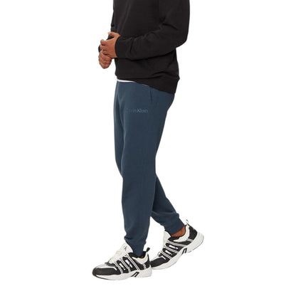 Blue Cotton Joggers (Workout Pants)