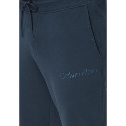 Blue Cotton Joggers (Workout Pants)