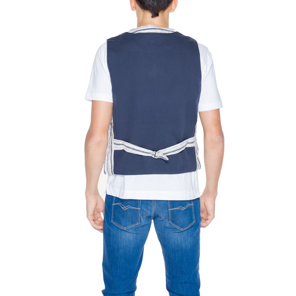 Beige Cotton Waistcoat