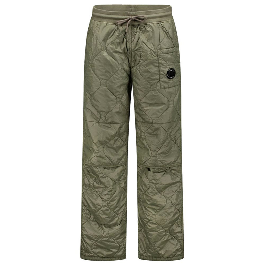 Green Nylon Men Pants