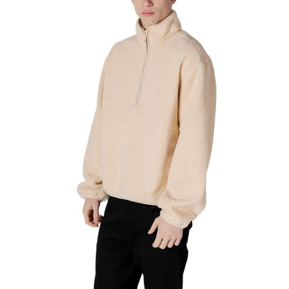 Cream Recycled Polyester Jackets & Coat