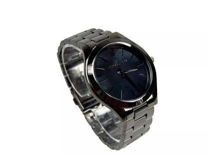 Slim Runway Gun Metal Stainless Steel Watch MK3413 NO BOX