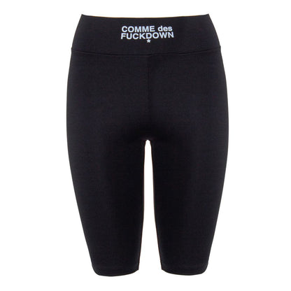 Black Polyester Women Leggings